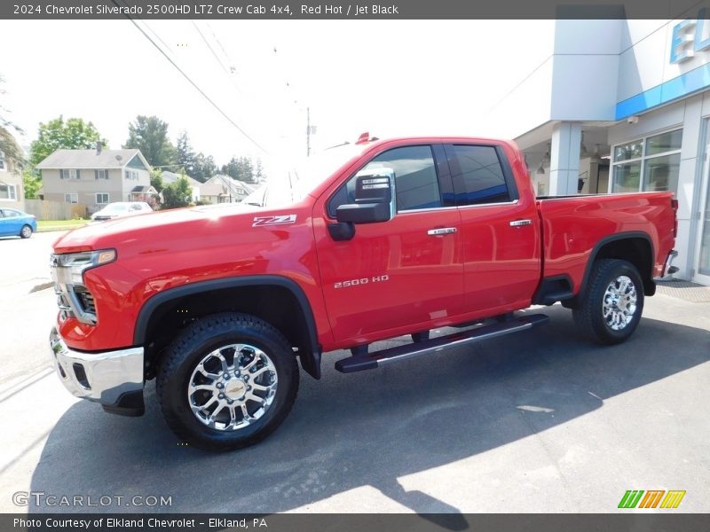 Red Hot / Jet Black 2024 Chevrolet Silverado 2500HD LTZ Crew Cab 4x4