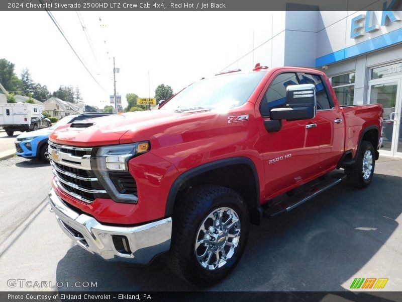 Red Hot / Jet Black 2024 Chevrolet Silverado 2500HD LTZ Crew Cab 4x4