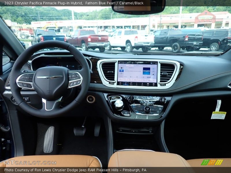 Fathom Blue Pearl / Caramel/Black 2023 Chrysler Pacifica Pinnacle Plug-In Hybrid