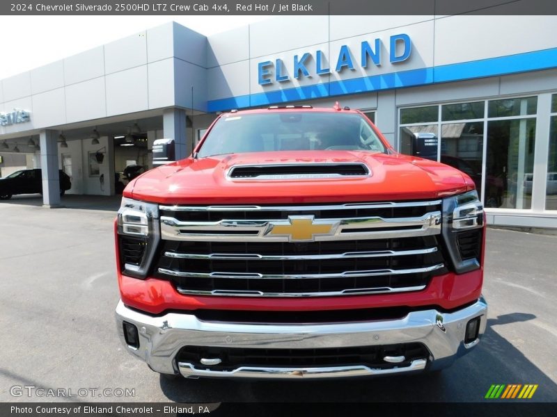 Red Hot / Jet Black 2024 Chevrolet Silverado 2500HD LTZ Crew Cab 4x4