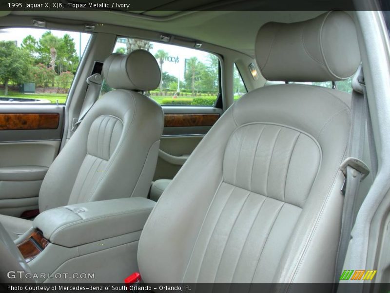 Topaz Metallic / Ivory 1995 Jaguar XJ XJ6