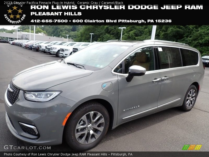 Ceramic Gray / Caramel/Black 2023 Chrysler Pacifica Pinnacle Plug-In Hybrid