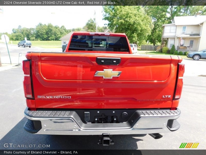 Red Hot / Jet Black 2024 Chevrolet Silverado 2500HD LTZ Crew Cab 4x4