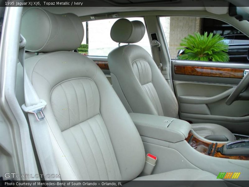 Topaz Metallic / Ivory 1995 Jaguar XJ XJ6