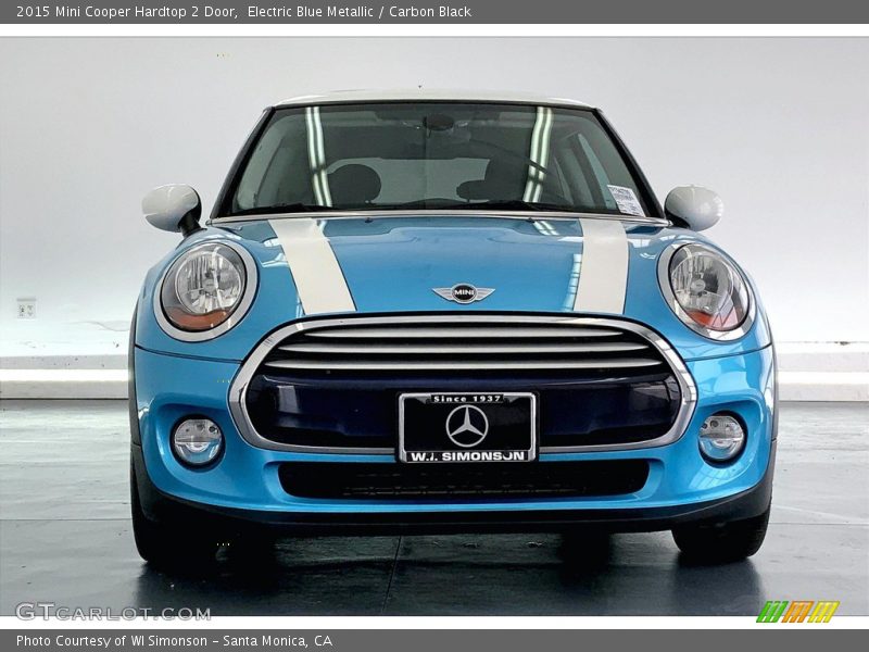 Electric Blue Metallic / Carbon Black 2015 Mini Cooper Hardtop 2 Door