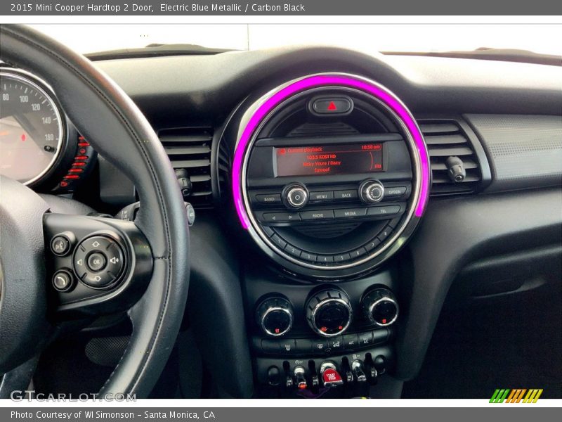 Electric Blue Metallic / Carbon Black 2015 Mini Cooper Hardtop 2 Door