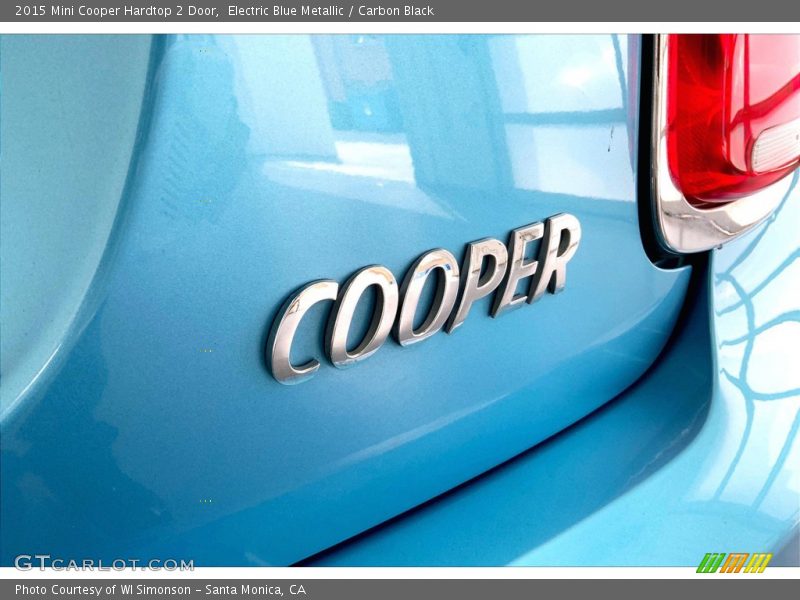 Electric Blue Metallic / Carbon Black 2015 Mini Cooper Hardtop 2 Door