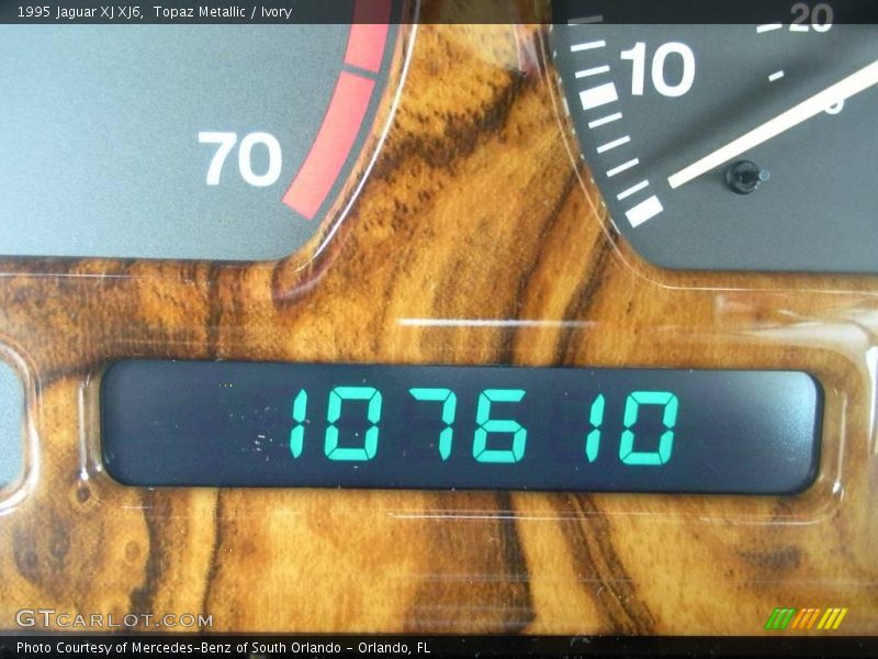 Topaz Metallic / Ivory 1995 Jaguar XJ XJ6
