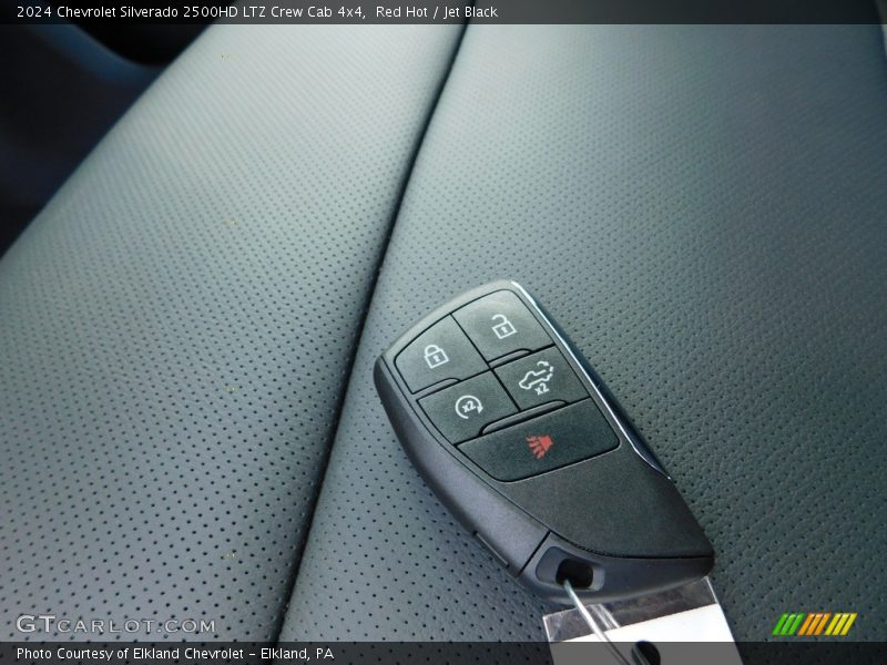 Keys of 2024 Silverado 2500HD LTZ Crew Cab 4x4