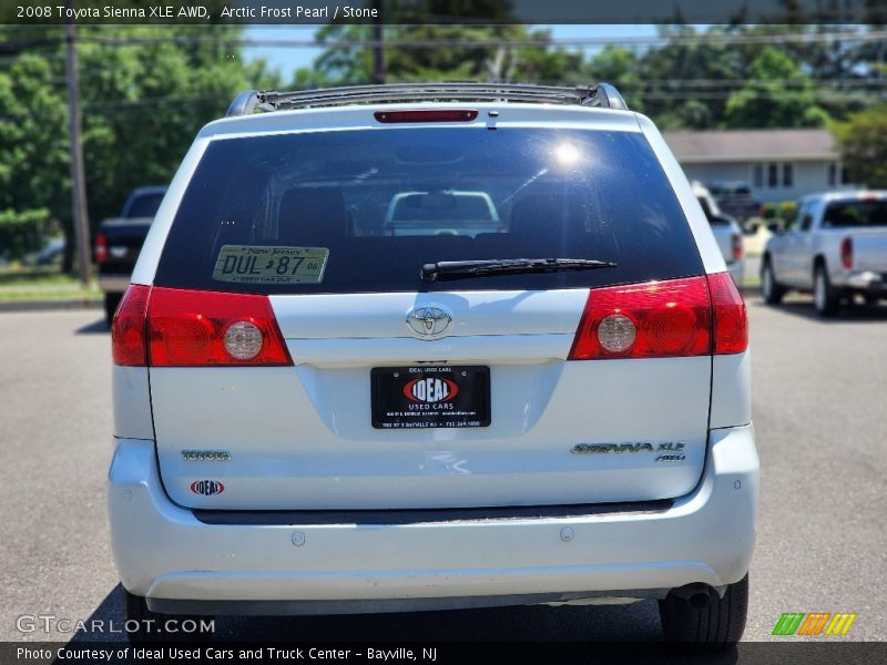 Arctic Frost Pearl / Stone 2008 Toyota Sienna XLE AWD