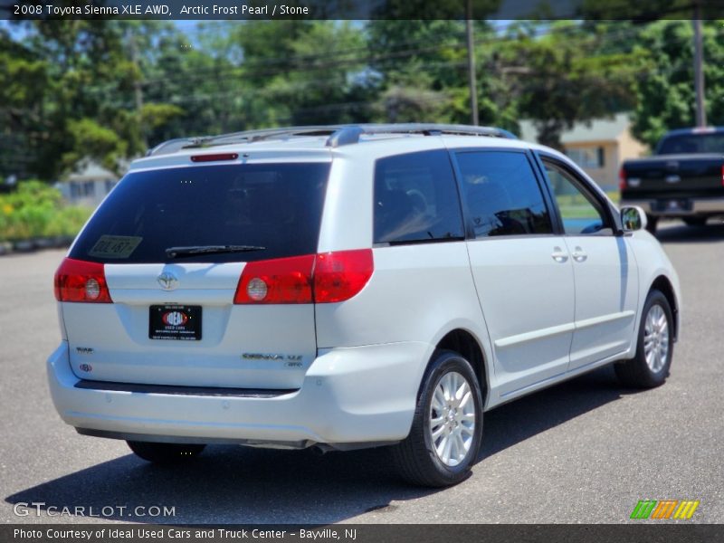 Arctic Frost Pearl / Stone 2008 Toyota Sienna XLE AWD