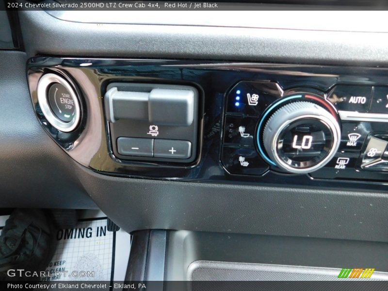 Controls of 2024 Silverado 2500HD LTZ Crew Cab 4x4