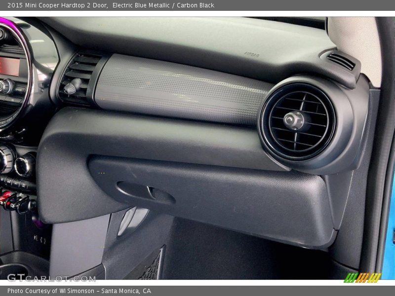 Electric Blue Metallic / Carbon Black 2015 Mini Cooper Hardtop 2 Door