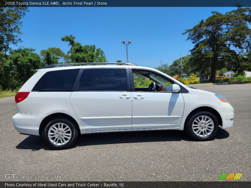 Arctic Frost Pearl / Stone 2008 Toyota Sienna XLE AWD