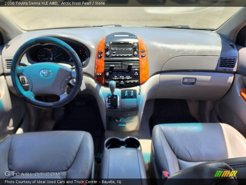 Arctic Frost Pearl / Stone 2008 Toyota Sienna XLE AWD