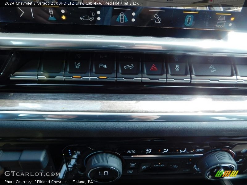 Red Hot / Jet Black 2024 Chevrolet Silverado 2500HD LTZ Crew Cab 4x4
