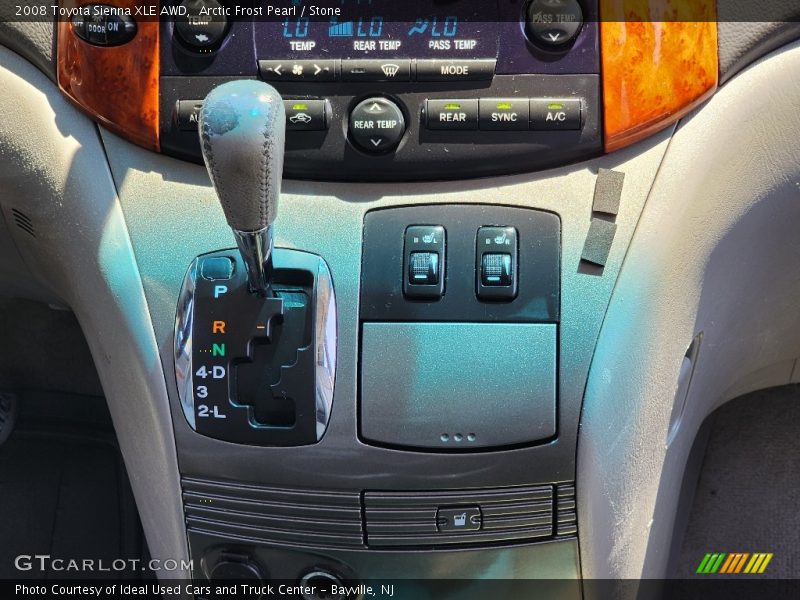 Arctic Frost Pearl / Stone 2008 Toyota Sienna XLE AWD