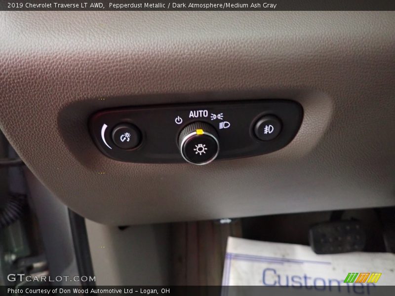 Pepperdust Metallic / Dark Atmosphere/Medium Ash Gray 2019 Chevrolet Traverse LT AWD
