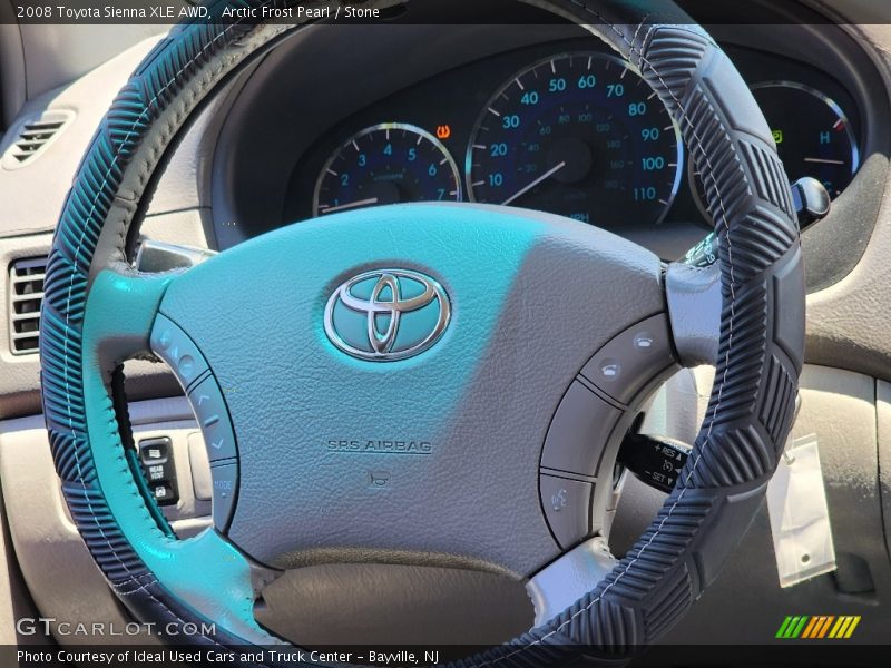 Arctic Frost Pearl / Stone 2008 Toyota Sienna XLE AWD
