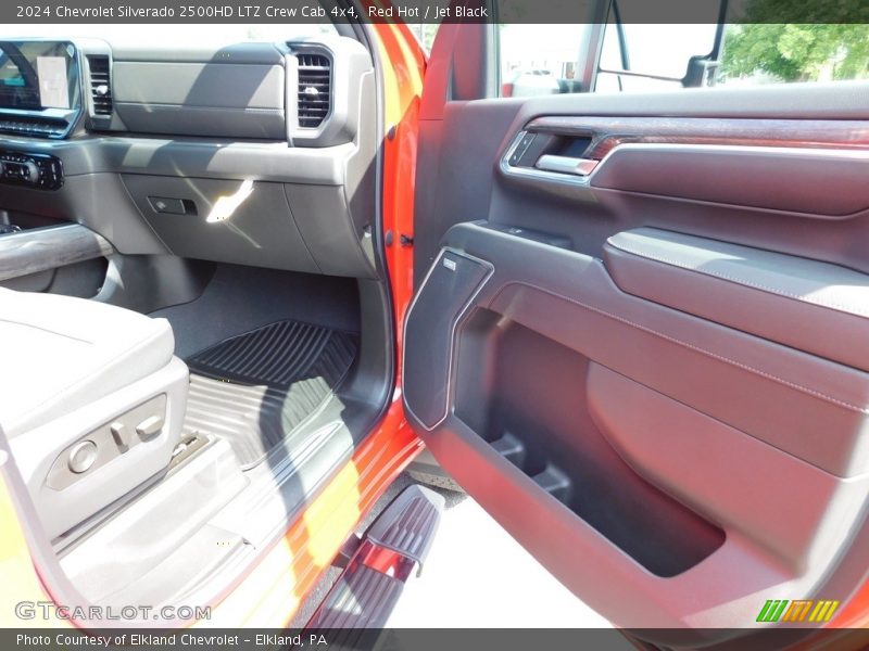 Red Hot / Jet Black 2024 Chevrolet Silverado 2500HD LTZ Crew Cab 4x4