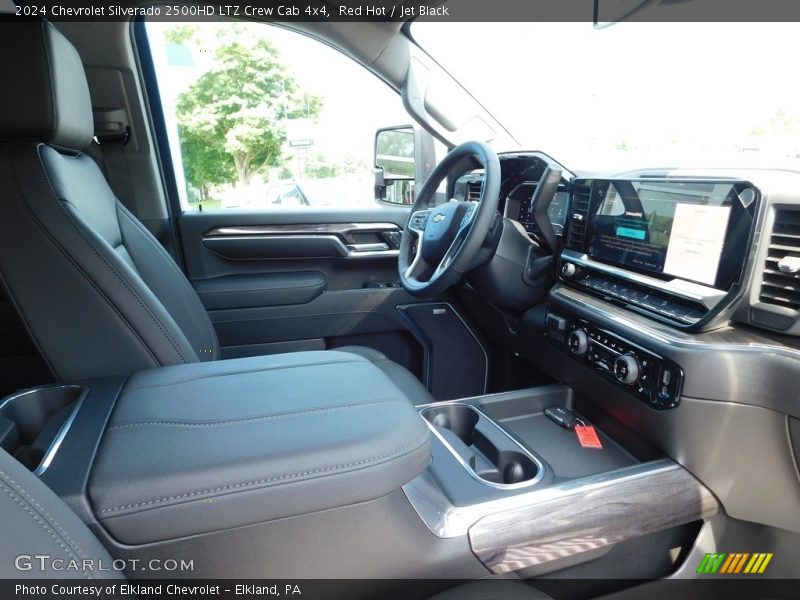 Red Hot / Jet Black 2024 Chevrolet Silverado 2500HD LTZ Crew Cab 4x4