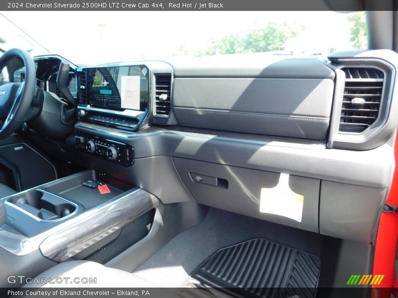 Red Hot / Jet Black 2024 Chevrolet Silverado 2500HD LTZ Crew Cab 4x4