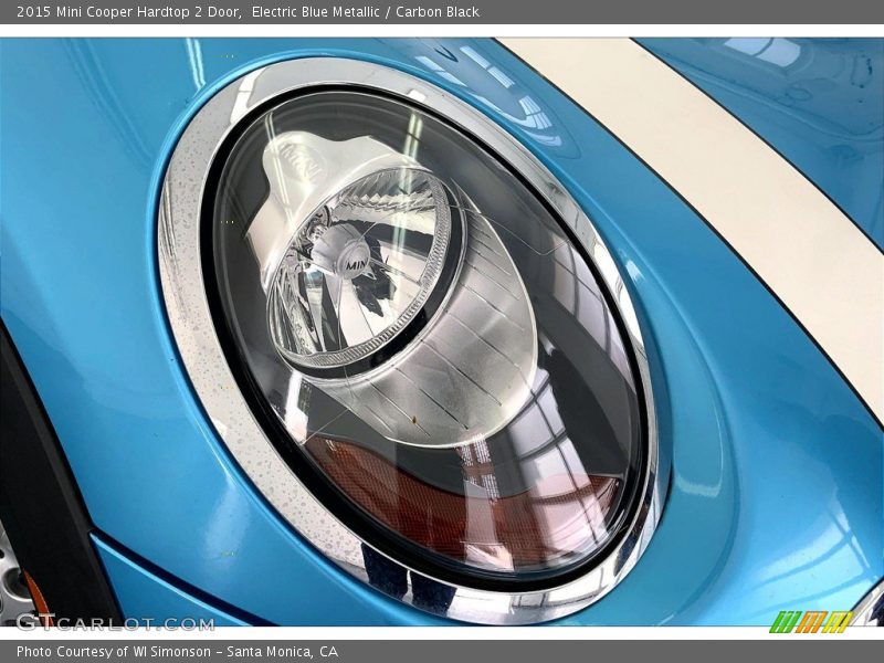 Electric Blue Metallic / Carbon Black 2015 Mini Cooper Hardtop 2 Door