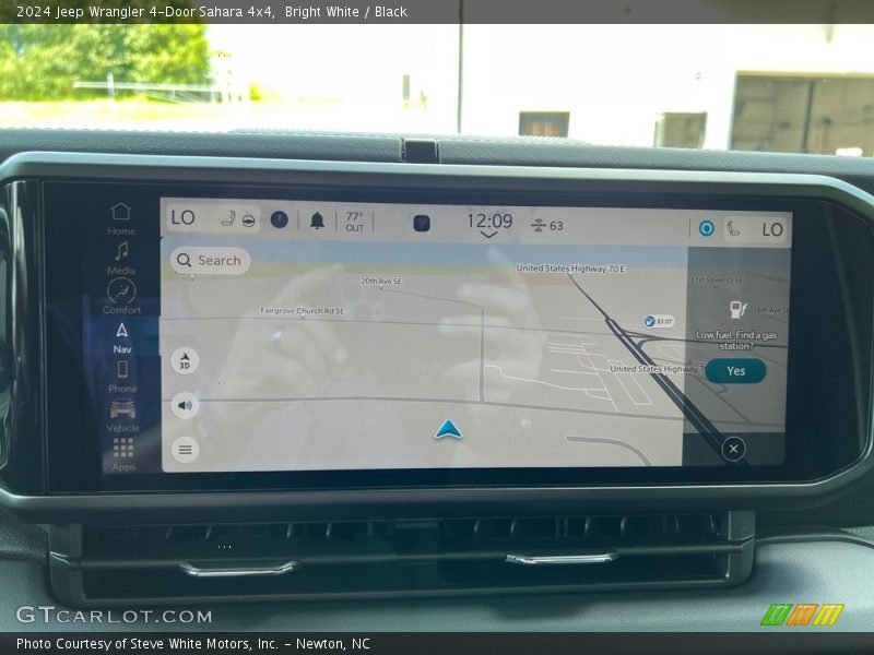 Navigation of 2024 Wrangler 4-Door Sahara 4x4