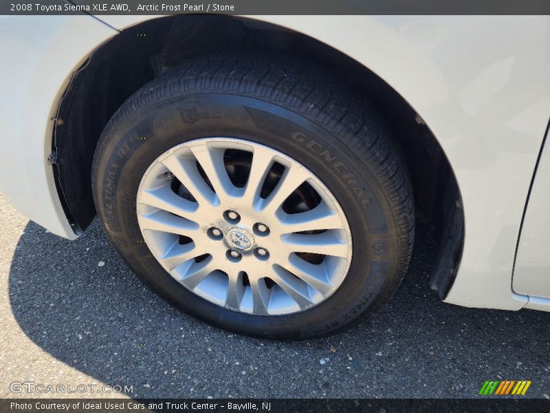 Arctic Frost Pearl / Stone 2008 Toyota Sienna XLE AWD