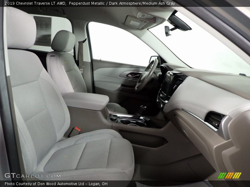 Pepperdust Metallic / Dark Atmosphere/Medium Ash Gray 2019 Chevrolet Traverse LT AWD