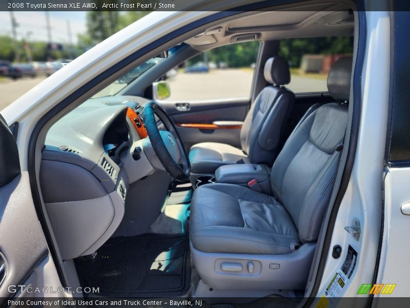 Arctic Frost Pearl / Stone 2008 Toyota Sienna XLE AWD