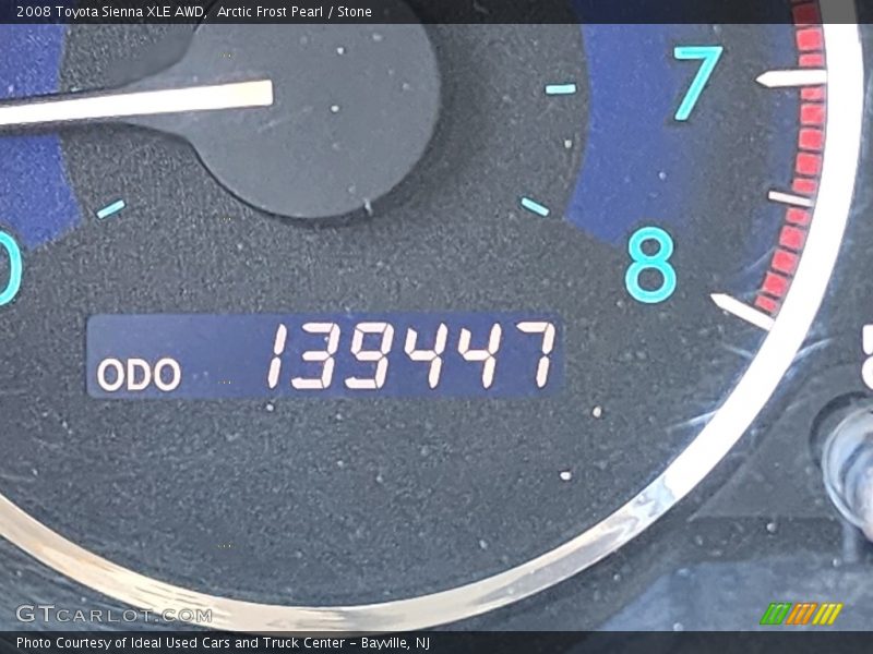 Arctic Frost Pearl / Stone 2008 Toyota Sienna XLE AWD