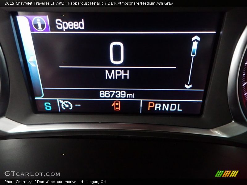 Pepperdust Metallic / Dark Atmosphere/Medium Ash Gray 2019 Chevrolet Traverse LT AWD