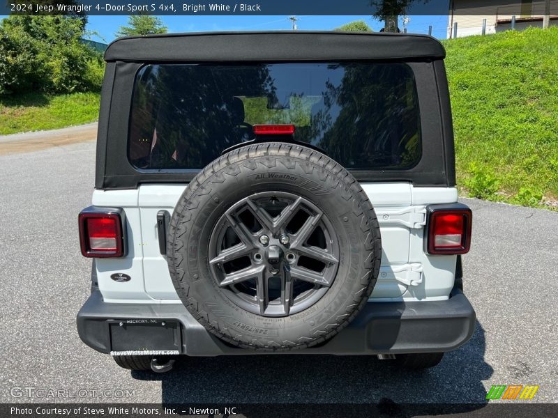 Bright White / Black 2024 Jeep Wrangler 4-Door Sport S 4x4