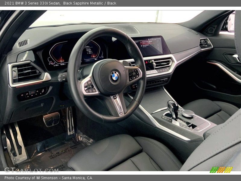 Black Sapphire Metallic / Black 2021 BMW 3 Series 330i Sedan