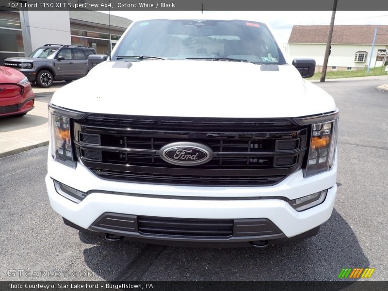 Oxford White / Black 2023 Ford F150 XLT SuperCrew 4x4