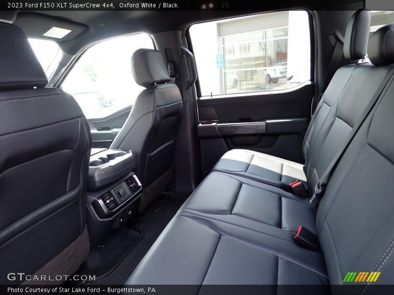 Rear Seat of 2023 F150 XLT SuperCrew 4x4