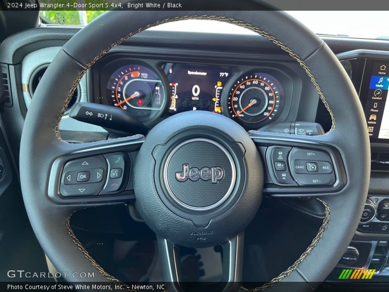  2024 Wrangler 4-Door Sport S 4x4 Steering Wheel