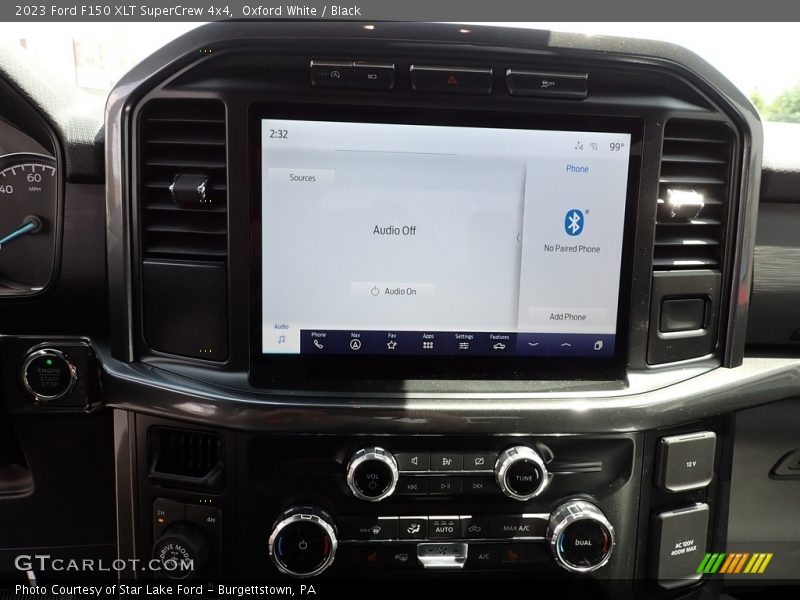 Controls of 2023 F150 XLT SuperCrew 4x4