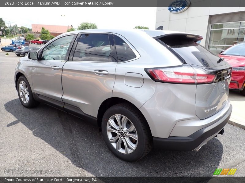 Iconic Silver Metallic / Ebony 2023 Ford Edge Titanium AWD