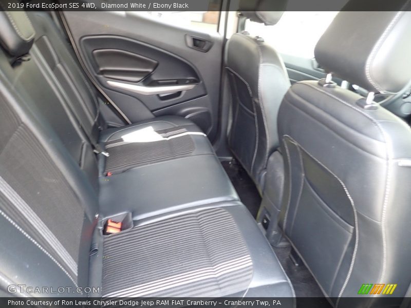 Diamond White / Ebony Black 2019 Ford EcoSport SES 4WD
