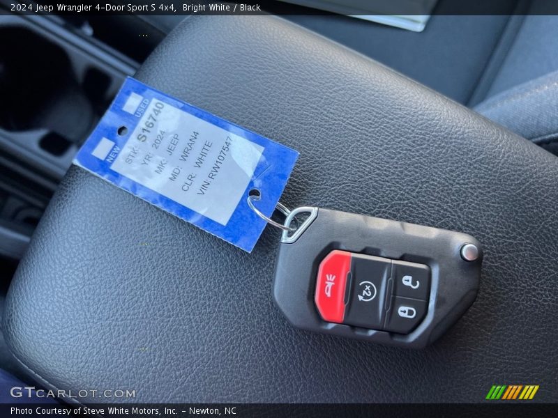 Keys of 2024 Wrangler 4-Door Sport S 4x4