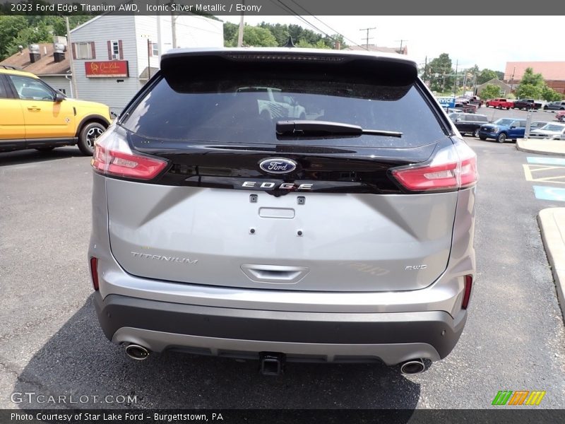Iconic Silver Metallic / Ebony 2023 Ford Edge Titanium AWD