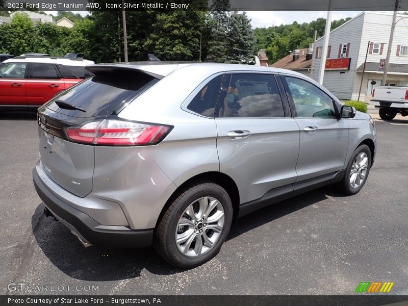 Iconic Silver Metallic / Ebony 2023 Ford Edge Titanium AWD