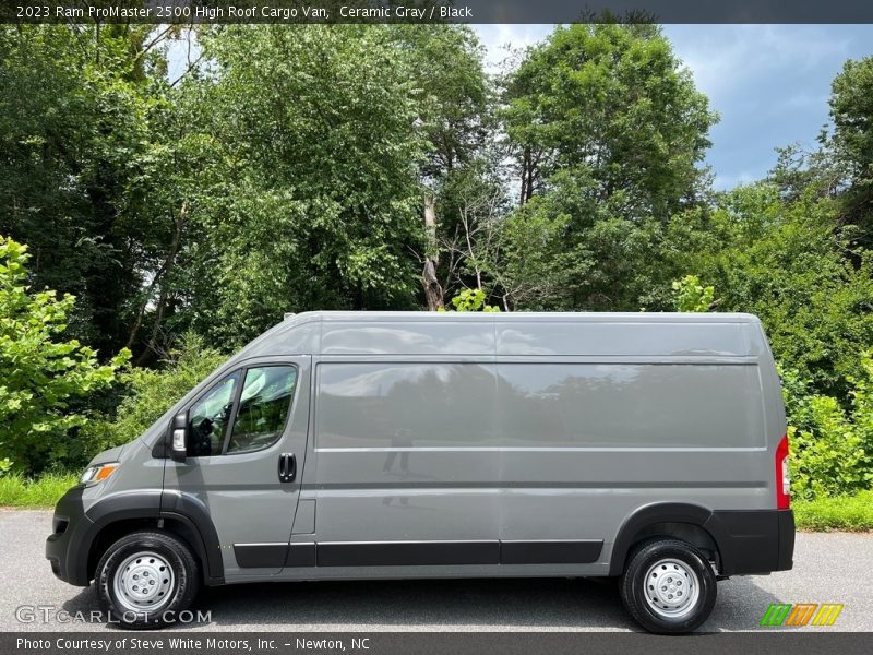 Ceramic Gray / Black 2023 Ram ProMaster 2500 High Roof Cargo Van