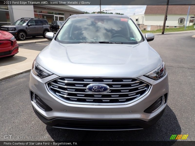 Iconic Silver Metallic / Ebony 2023 Ford Edge Titanium AWD