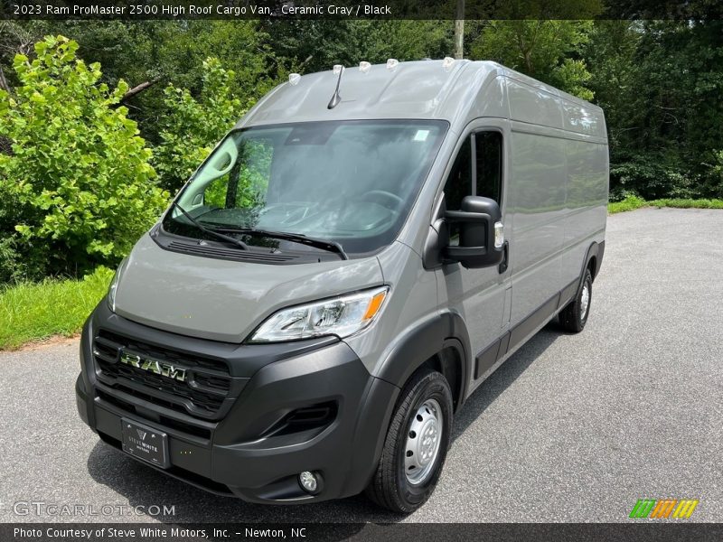 Ceramic Gray / Black 2023 Ram ProMaster 2500 High Roof Cargo Van