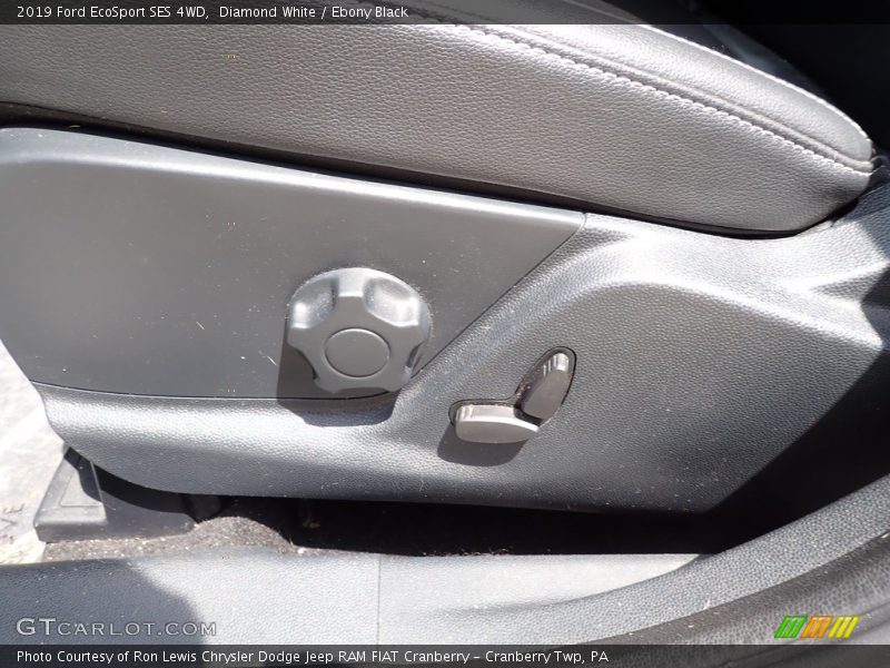 Diamond White / Ebony Black 2019 Ford EcoSport SES 4WD