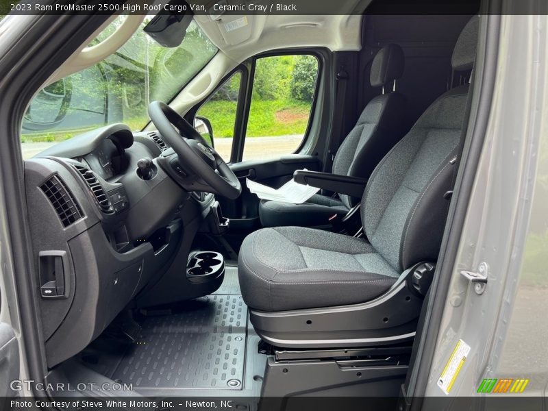  2023 ProMaster 2500 High Roof Cargo Van Black Interior
