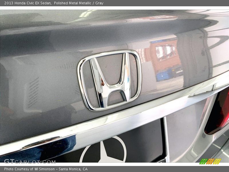 Polished Metal Metallic / Gray 2013 Honda Civic EX Sedan